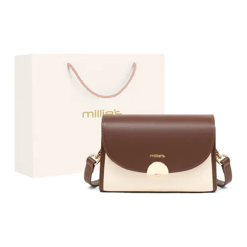 Millies Crossbody Bag White With Coffee