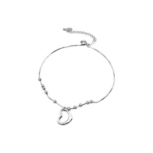 Old Qingyun Silver Building Anklets Women's