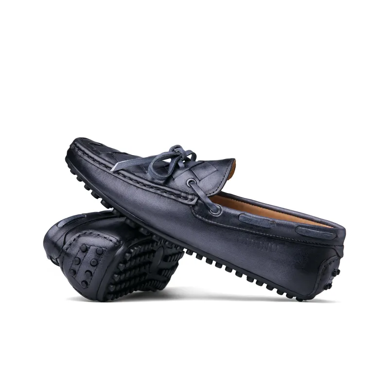 Dunnu Gommino Loafers Men Brown-18