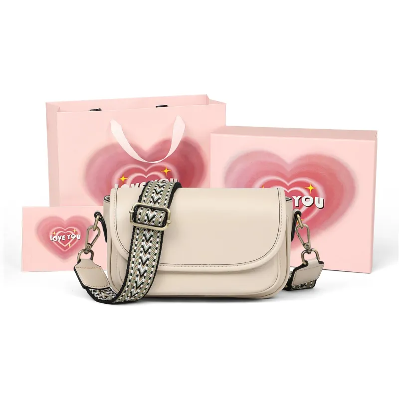 COMELY Cow Leather Shoulder Bag Regular Women's White-9