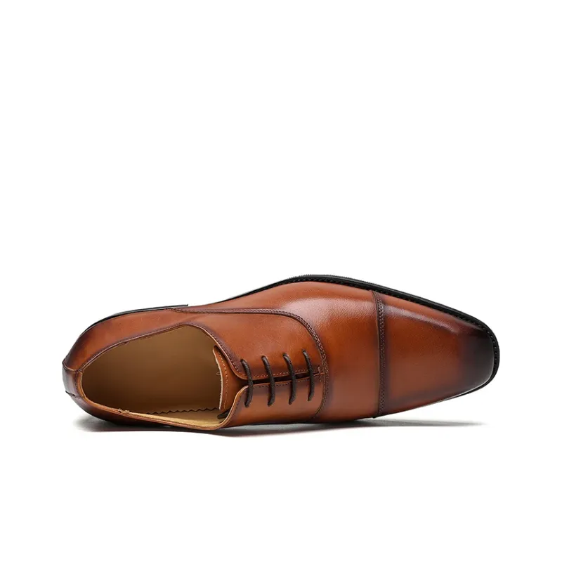 ASTON M.JAZZ Dress Shoes Men Low Top Black/Brown/Green-13
