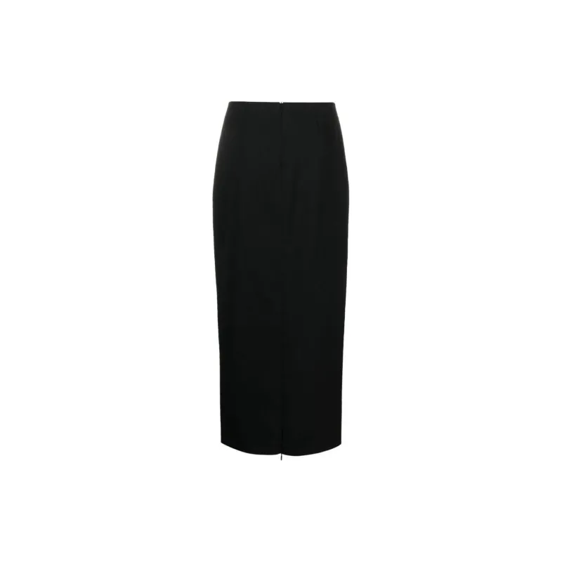 THE ROW Bartelle Wool Pencil Skirt-1
