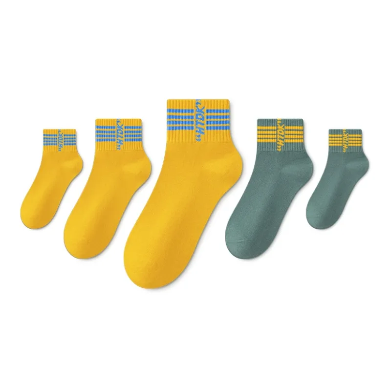 LUOLIAN Mid Calf Socks Men's 5 Pack-4