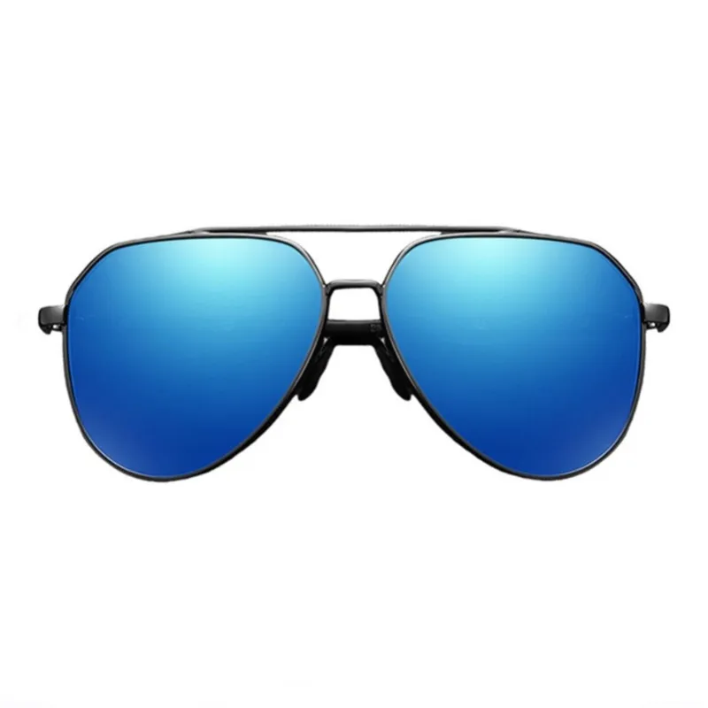 Thunder Pailong Alloy Aviator Sunglasses Unisex Black/Gray/Gunmetal/Gold-10
