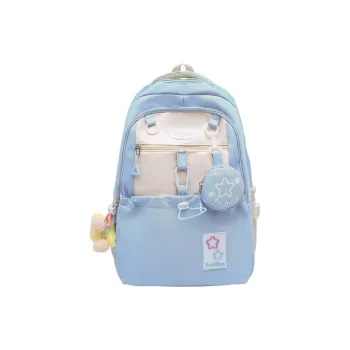 Gerlanx Canvas Backpack Regular Unisex Black Purple Pink Yellow Blue