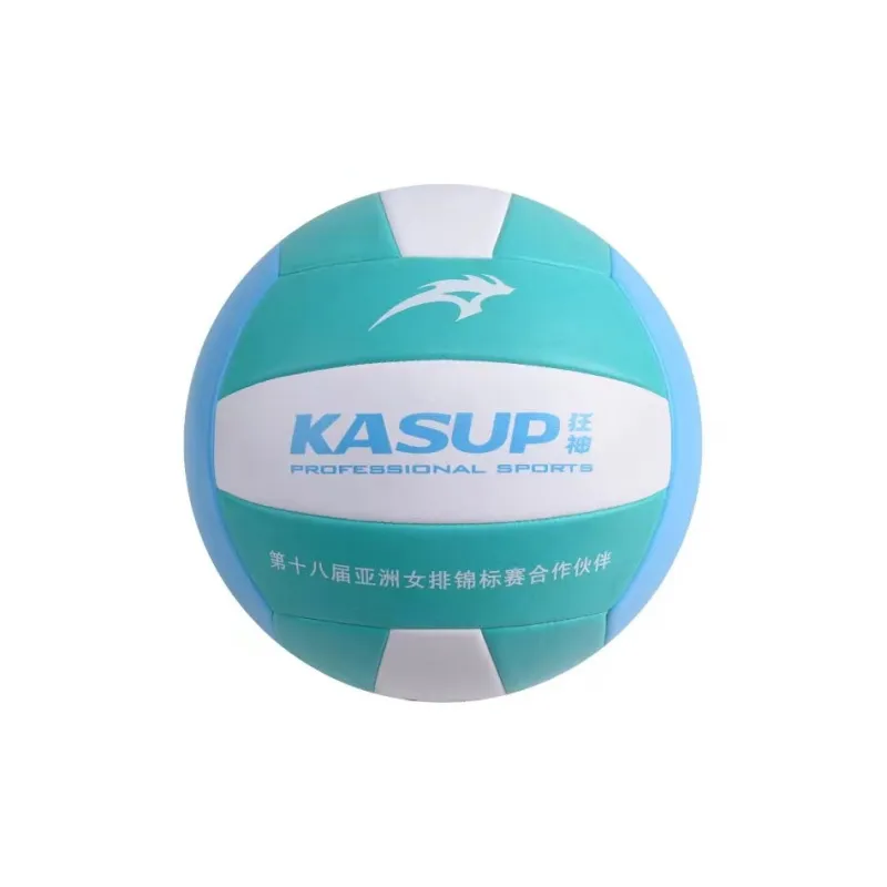 KASUP PVC Size 5 Volleyball Unisex Yellow Blue-2