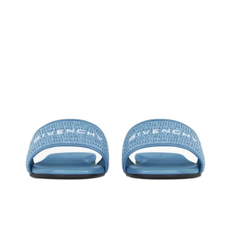 Givenchy 4G Slide Slippers Women's Denim Blue-3
