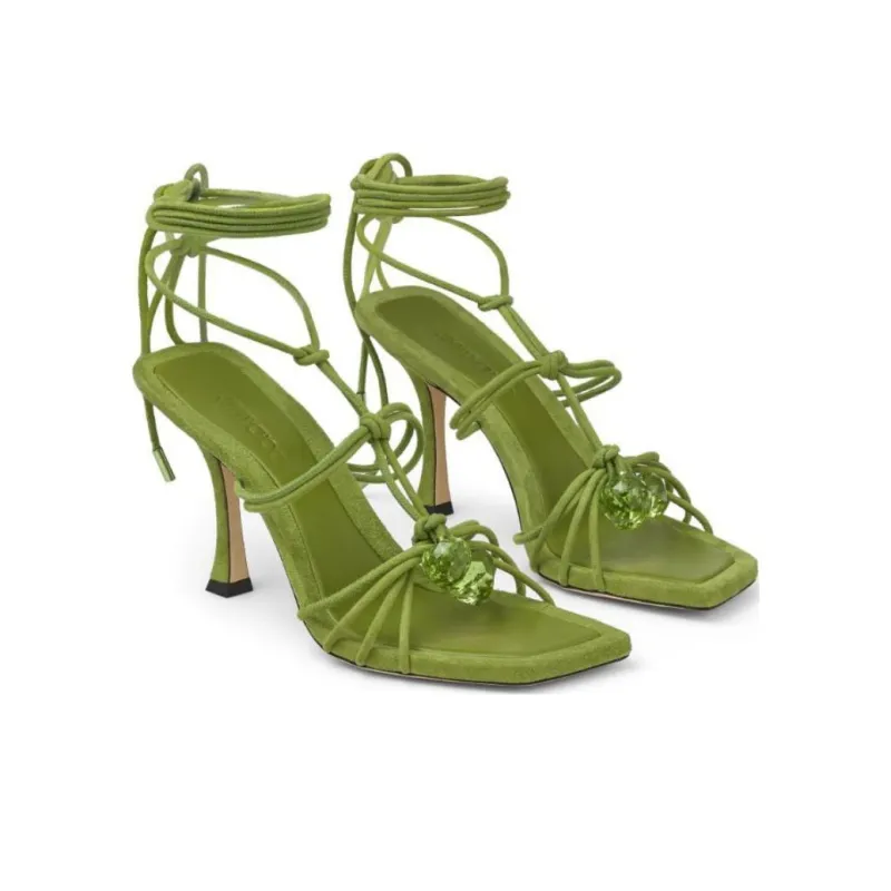 Jimmy Choo 90mm Jemma Strappy Sandals-2