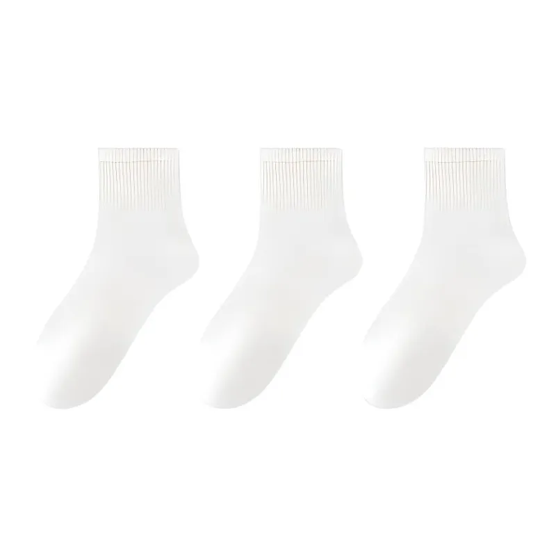 MIIOW Mid Calf Socks Men's 3 Pack-2