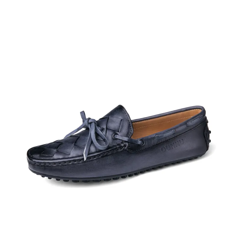 Dunnu Gommino Loafers Men Brown-14