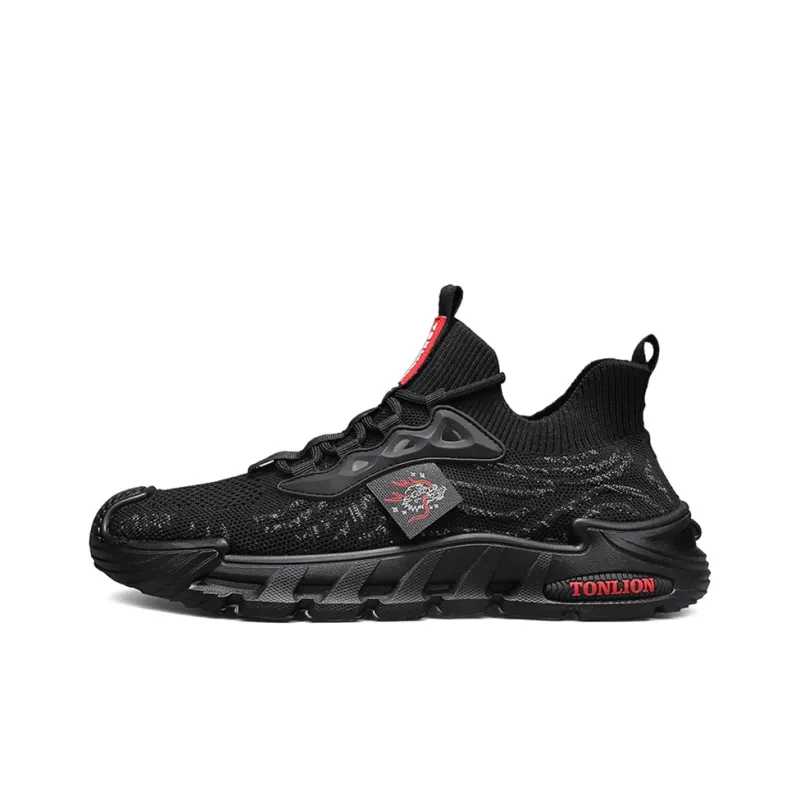 Tonlion Slip Resistant Breathable Lightweight Low Top Running Shoes Men's-6