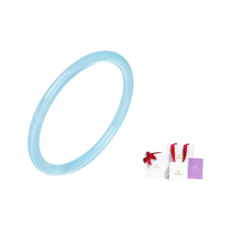 D.Get Chalcedony Bangles Unisex-6