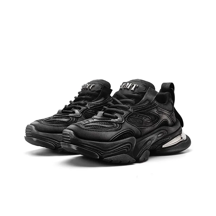 PMT Nirvana Series Low-Top Casual Running Shoes Unisex Black-2