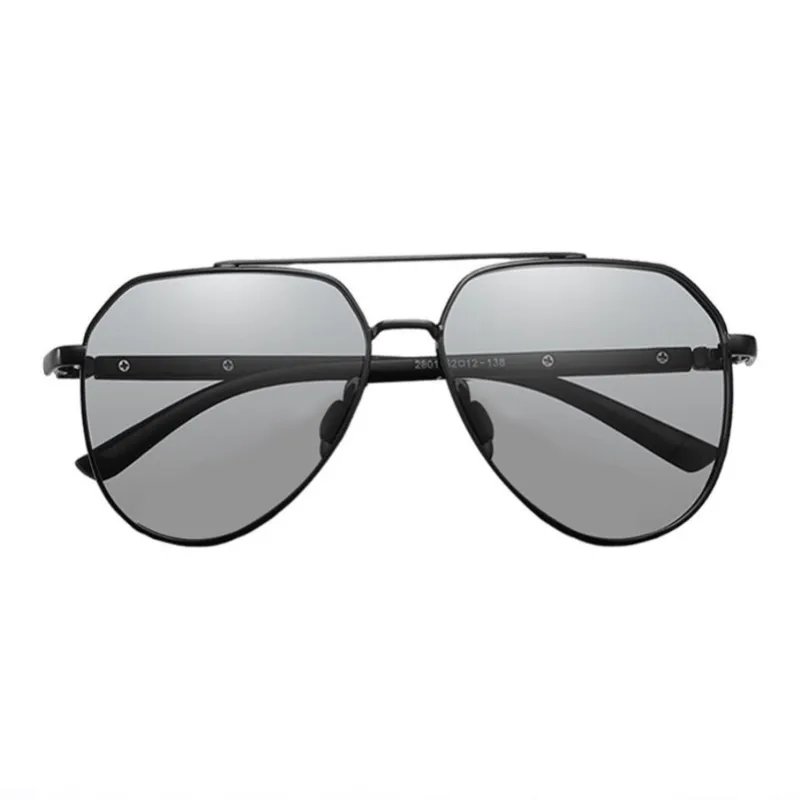 Thunder Pailong Alloy Aviator Sunglasses Unisex Black/Gray/Gunmetal/Gold-6