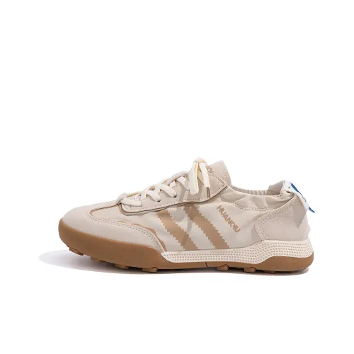 HUANQIU Casual Shoes Women's Low-Top Beige