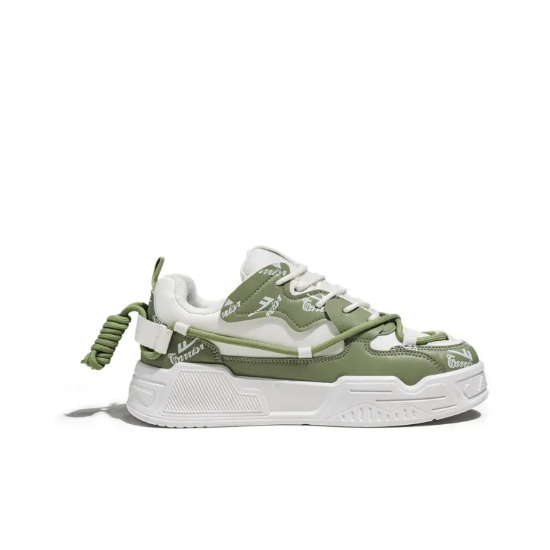 WARRIOR Skateboard Shoes Unisex Low Top White-1