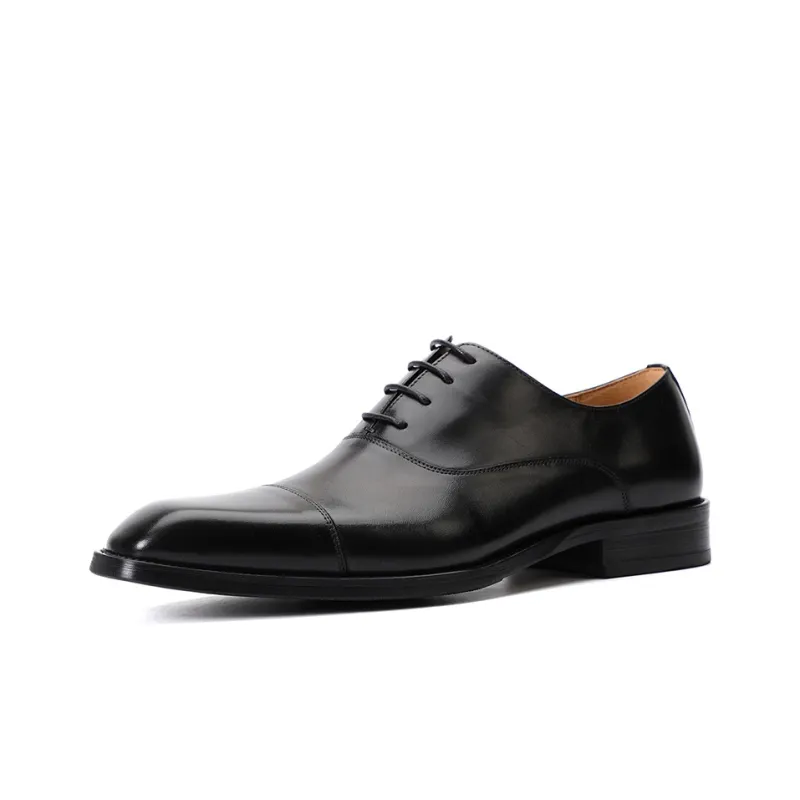 ASTON M.JAZZ Dress Shoes Men Low Top Black/Brown/Green-3