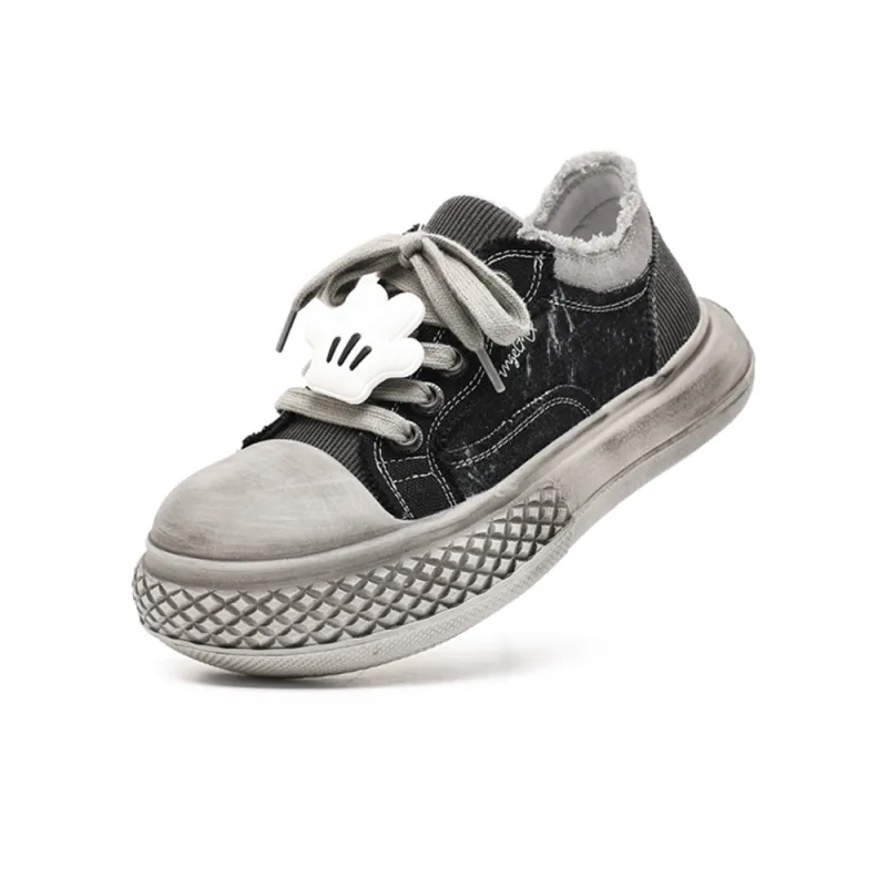 Flange Bullo Durable Breathable Lightweight Low Top Canvas Shoes Unisex-1