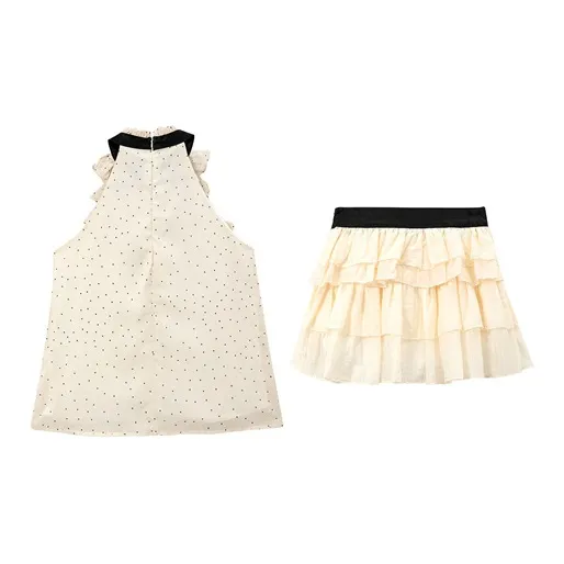 Adeworn Skirt Set Women's Apricot-1