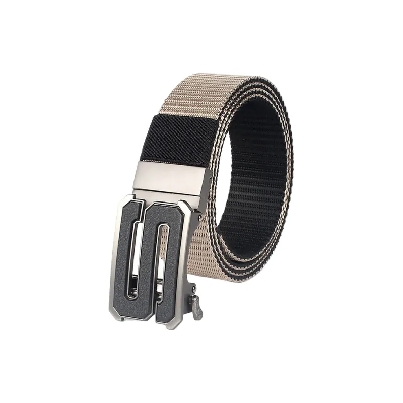 CARTELO Canvas Leather Belts Unisex Width 3.8cm-5