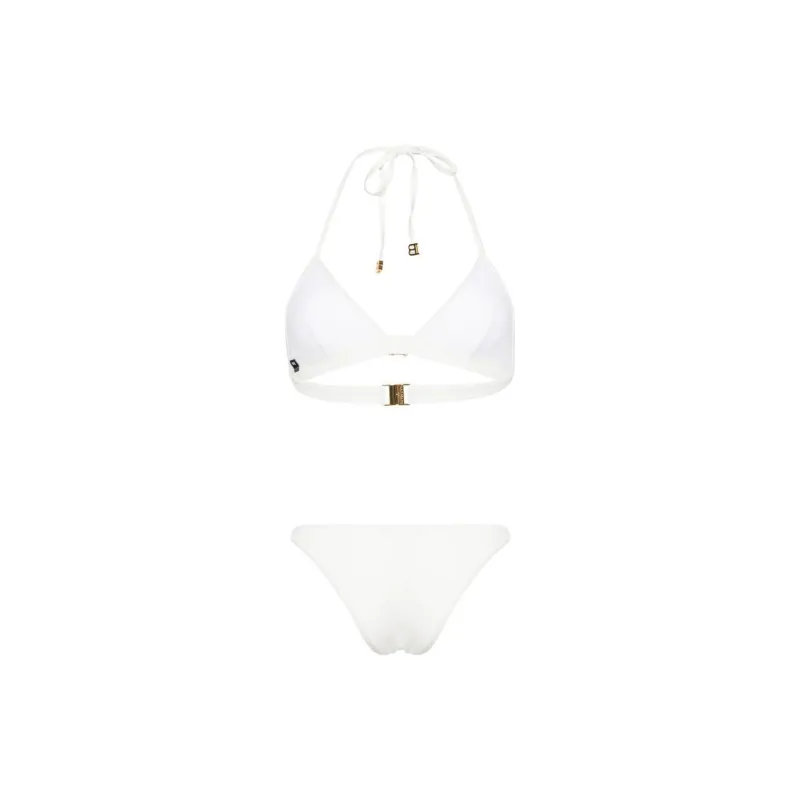 BALMAIN B-Plaque Triangle Halterneck Bikini Set-1