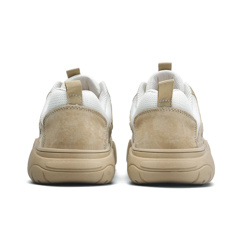 Jeep Cushioning Rebound Wear Resistant Lightweight Breathable Slip Resistant Low Top Outdoor Shoes Unisex Camel-4