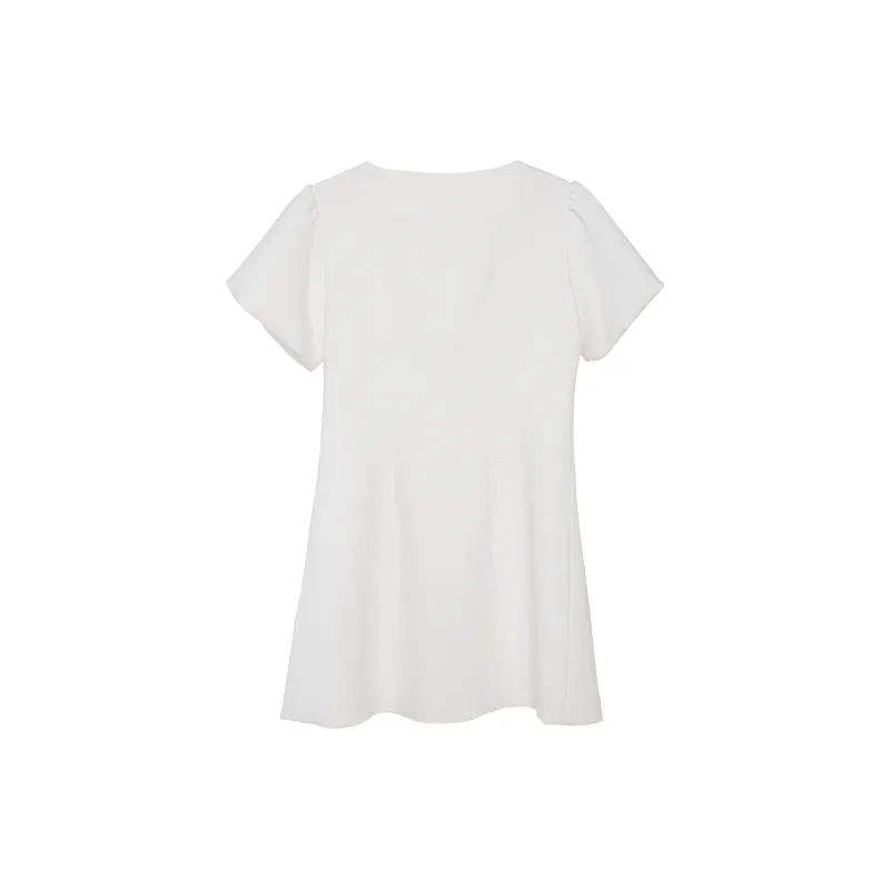 Fstudio Chanel Inspired Short Sleeved Dress Women's-1