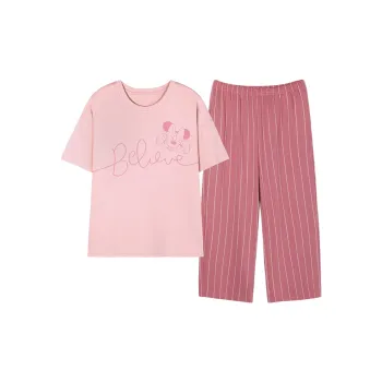 The Story Of The Flower Season Pajama Set Women's Pink