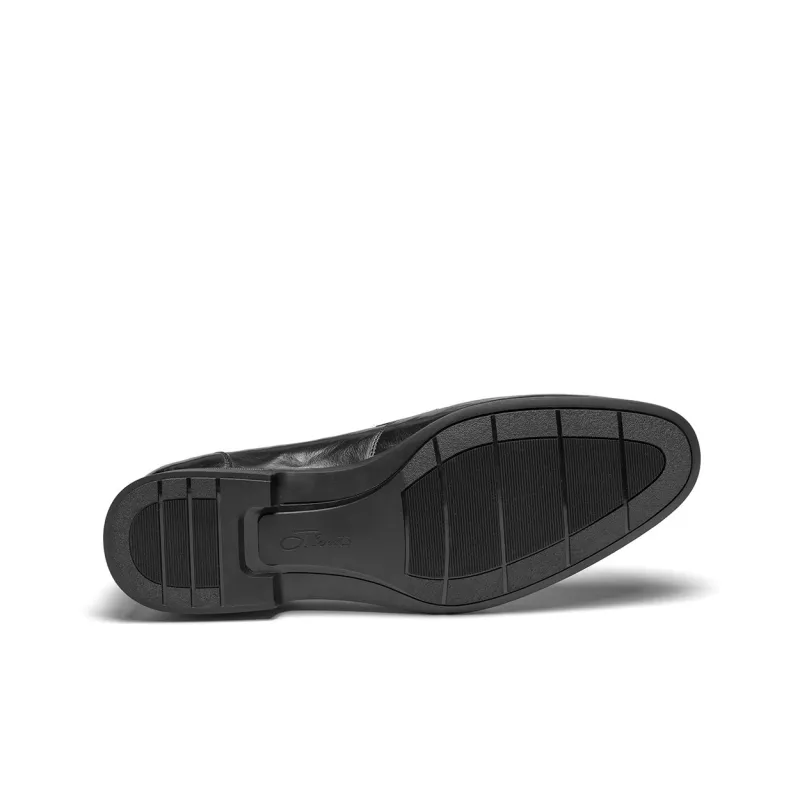 J.BENATO Dress Shoes Men Low Top Black/Coffee-2