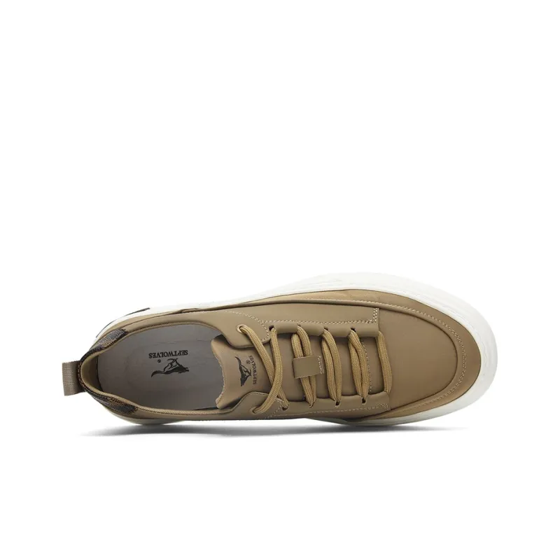 SEPTWOLVES Slip-Resistant Lightweight Height Increasing Low-Top Canvas Shoes Men's-9