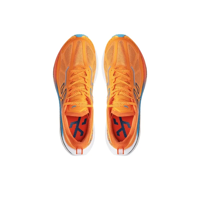 Dumb Cards Cushioning Anti Slip And Wear Resistant Lightweight Rebound Low Top Running Shoes Unisex Flame Orange-2