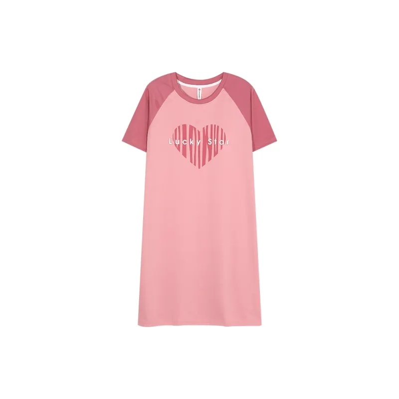 The Story Of The Flower Season Nightgown Women's Pink-0