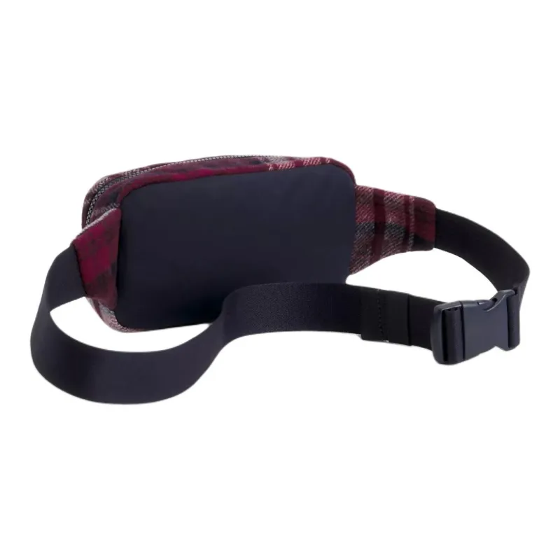 Tommy Hilfiger Polyester With Wool And Recycled Polyester Fanny Pack Men's Red White Plaid-1