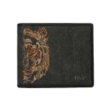 Textured Cow Leather[Amber]Tiger Head Wallet