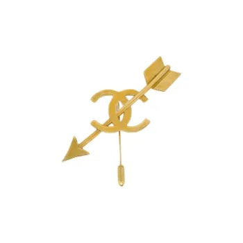 CHANEL Cc Arrow Brooch