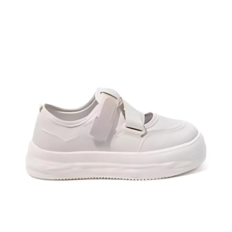 HUANQIU Durable Lightweight And Breathable Low Top Canvas Shoes Women's Beige Pink-1