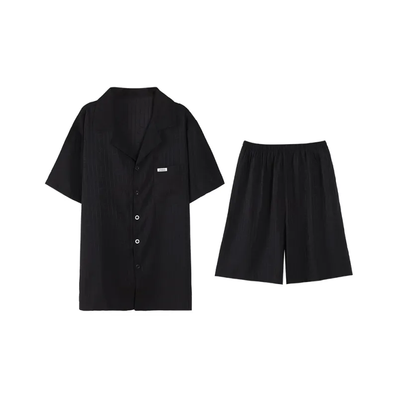 DAMOS·LOVE Pajama Set Men's Black-10
