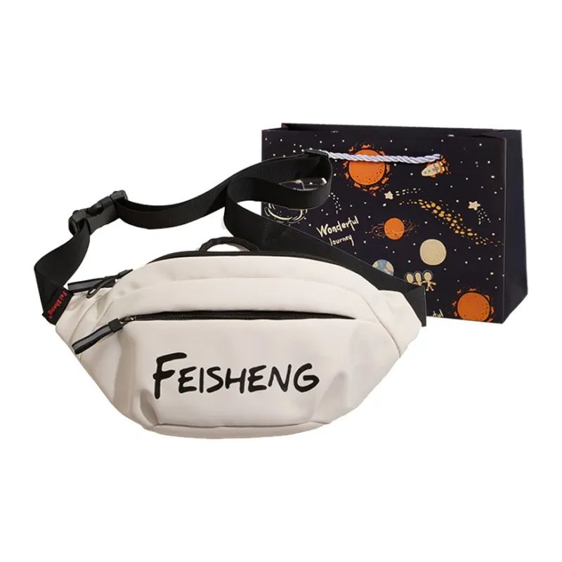 SWIMADE Canvas Bag Shoulder Bag Crossbody Bag Small Backpack Sling Bag Regular Men's Ecru/Gray/Pink/Khaki/Black/Yellow-11