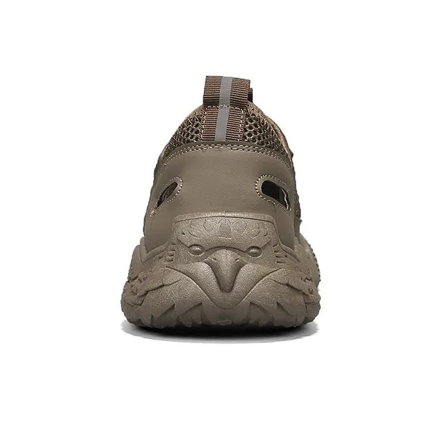 Warrior River Trekking Shoes Wear resistant, Lightweight, Breathable, And Non slip. Beach Sandals Men's Brown-3
