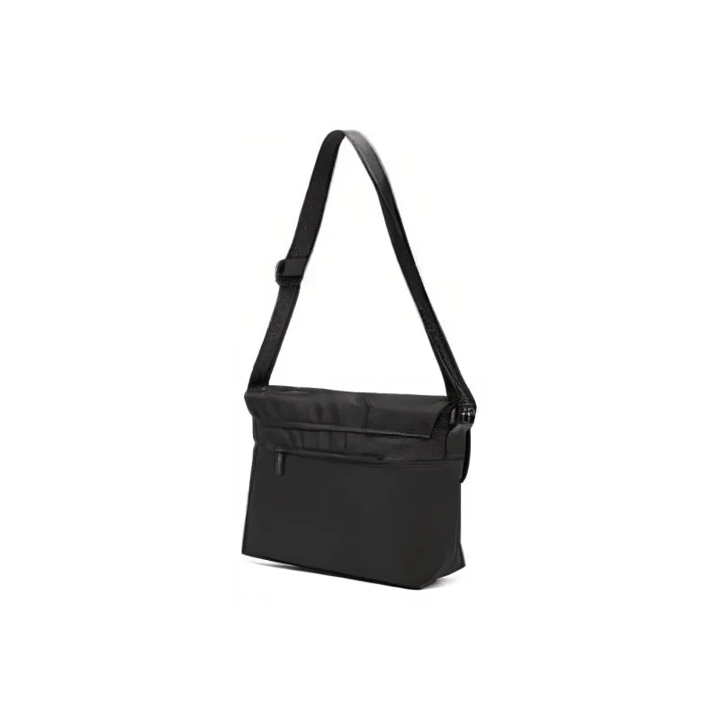Skechers Fabric Messenger Bag, Shoulder Bag, Crossbody Bag Regular Unisex Carbon Black-3