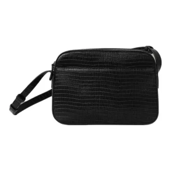 NOTHING WRITTEN Cow Leather Handbag Shoulder Bag Mini Women's Black