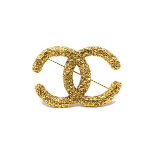 CHANEL Pre-Owned 2003 CC -plated Brooch