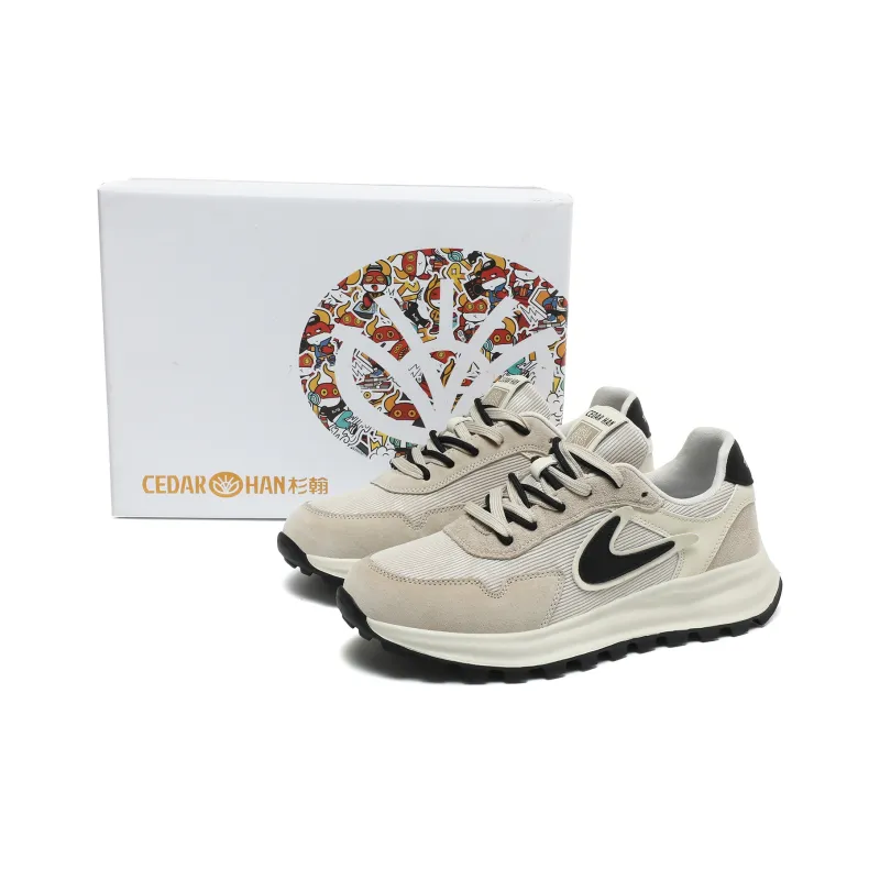 CEDAR HAN Anti-Slip Wear-Resistant Low-Top Running Shoes Unisex-3