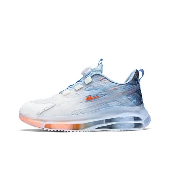 WARRIOR Chunky Sneakers Men Low Top White Blue Orange/Gray Black Orange/Black Blue