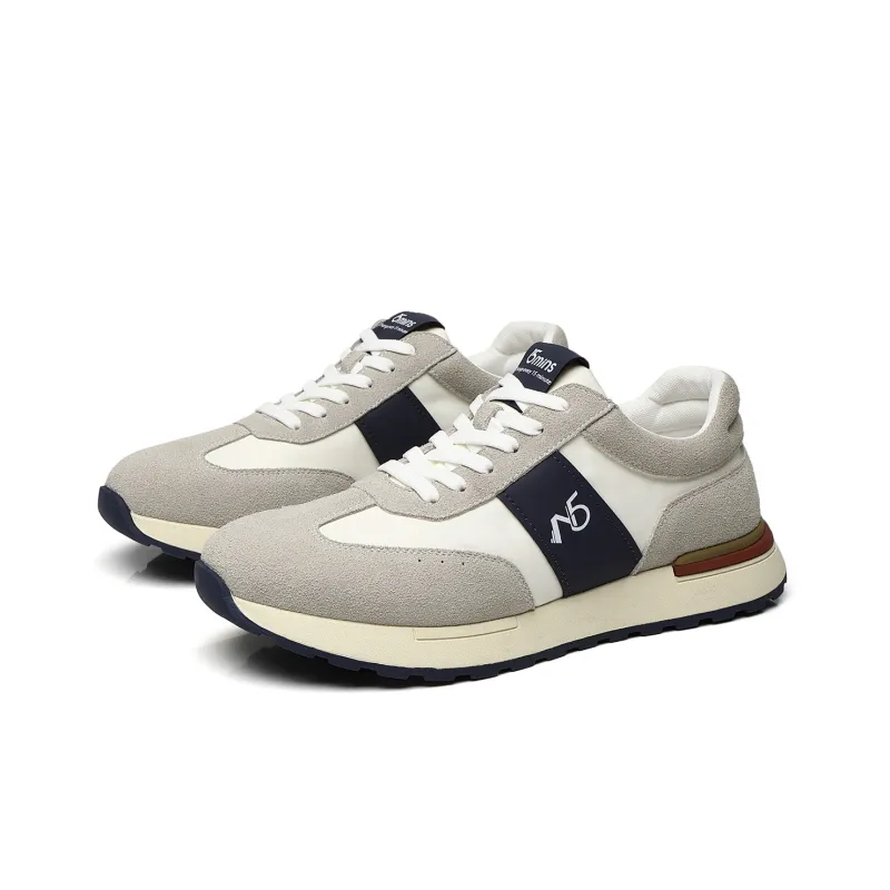 15 MINS Wear resistant And Lightweight Low Top Casual Shoes Men's White-5