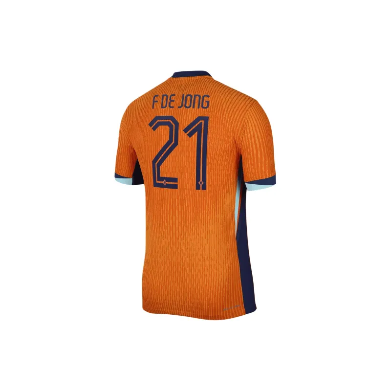 Nike Frenkie De Jong Netherlands National Team 2024 Match Home Men's Nike Dri FIT Adv Soccer Jersey-1