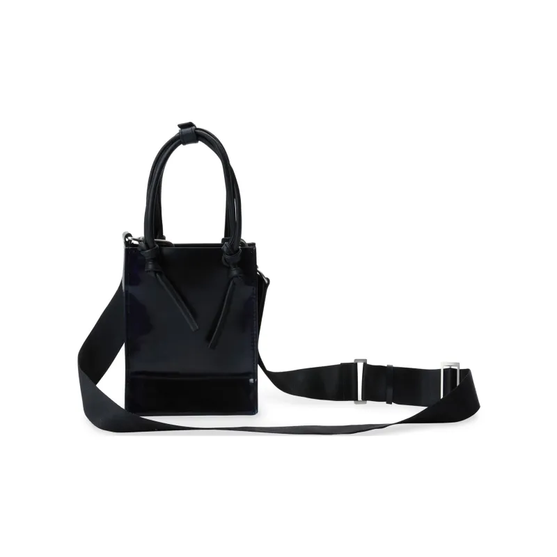 ADER ERROR Cow Leather Shoulder Bag, Crossbody Bag, Handbag Trumpets Men's Black-2