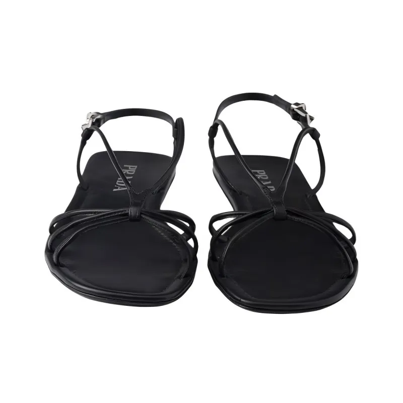 PRADA Strap Sandals Women's Black-4