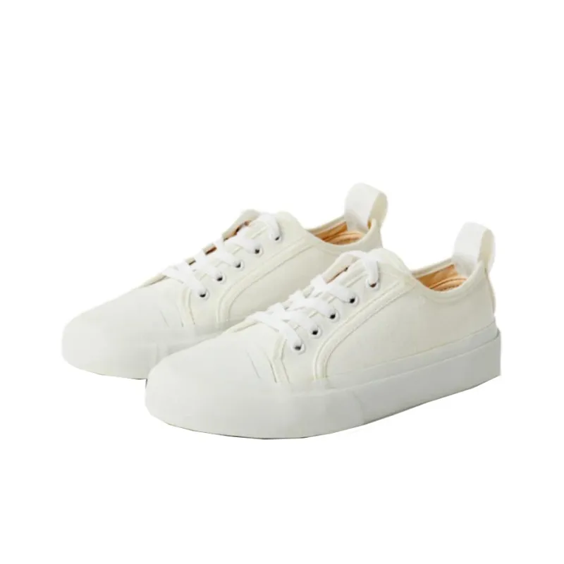 STUDIO NICHOLSON Canvas Shoes Unisex White-2