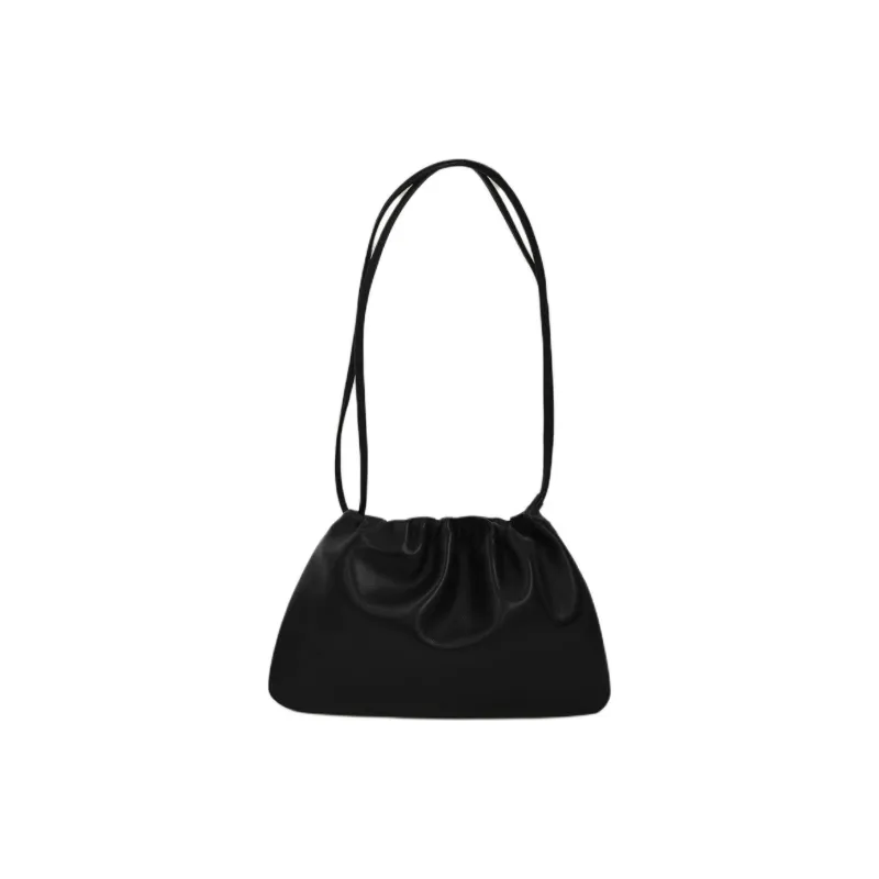 NOTHING WRITTEN Sheepskin Crossbody Bag Shoulder Bag Regular Women's Black-0